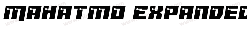Mahatmo Expanded Reg字体转换